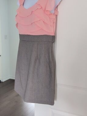 BCX Blush Pink And Grey Dress